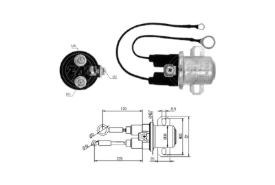 AUTOMATICO AUXILIAR 38MT 12V ZM 1407